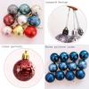 12Pcs/set Christmas Balls Christmas Tree Decoration Xmas Tree Ball Home Party Gift Hanging Pendant New Year Accessories Ornament