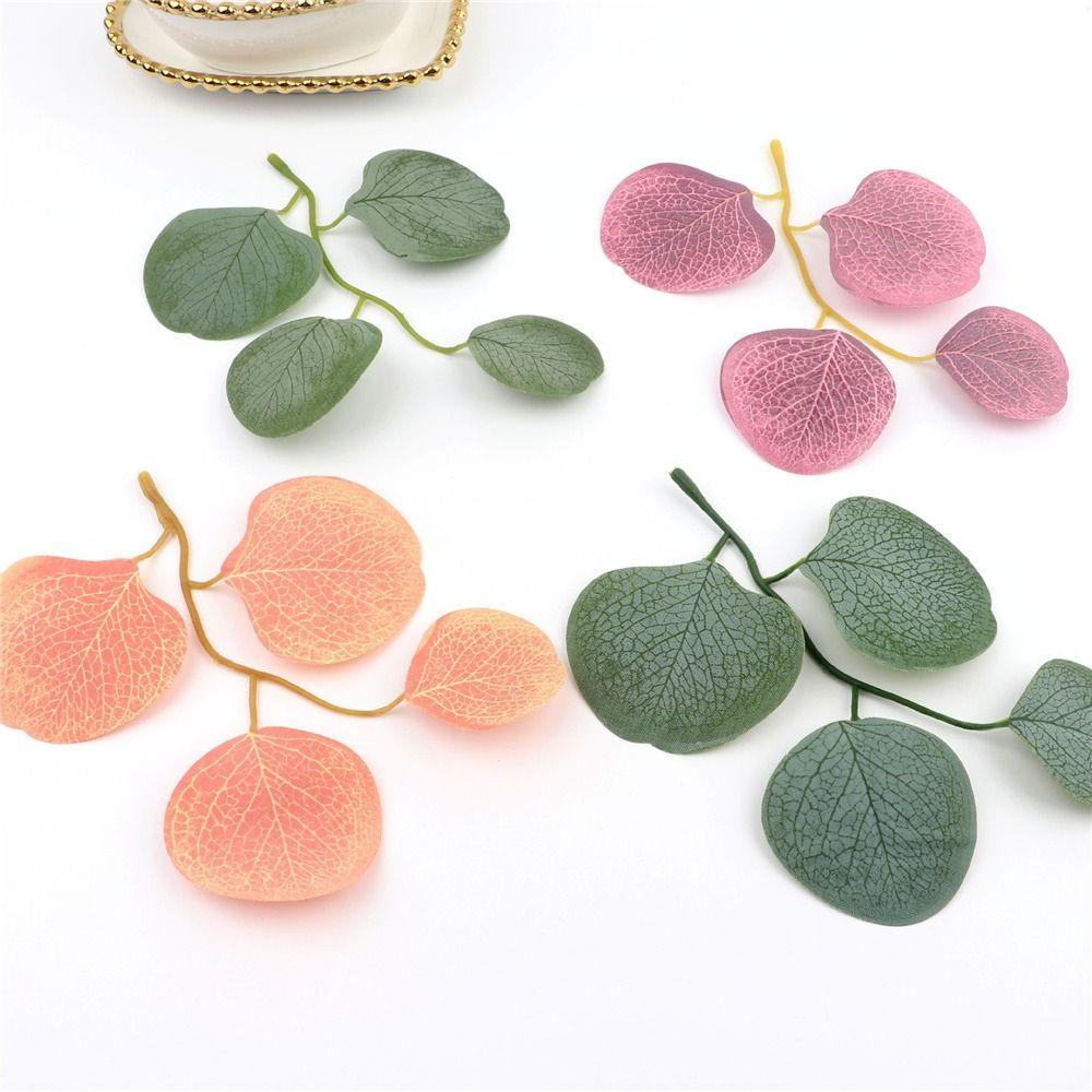 Artificial Greenery Branches Faux Floral Arrangements Faux Leaves Stems  for Wedding Bouquets