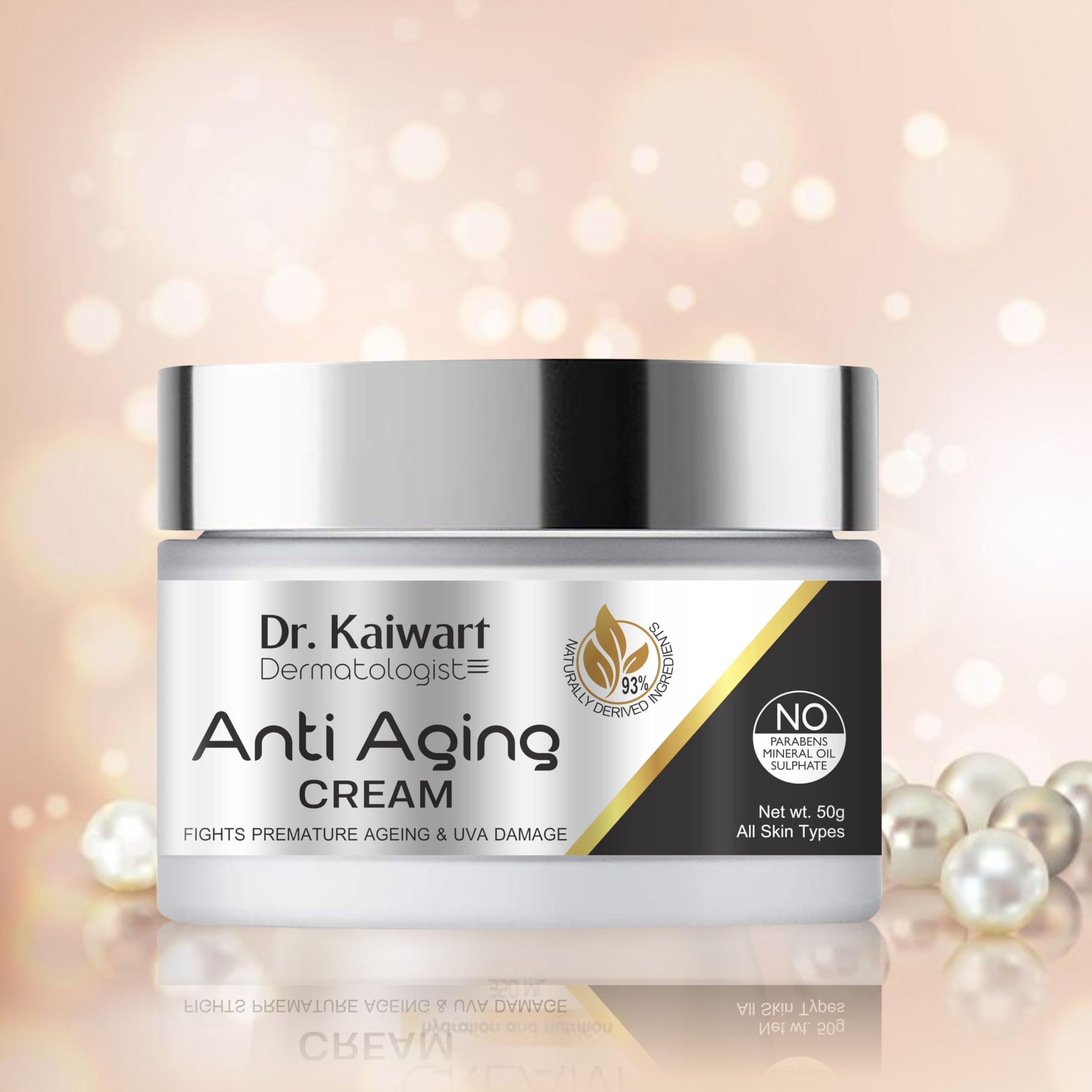 Dr. Kaiwart Anti Aging Cream for Fights Premature Ageing & UVA Damage - 50gm