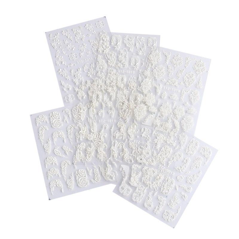 1pc Nail Stamping Platte Nail Art Vorlage 5D Rose Blume Schmetterling Stamping Bild Platte Nagel Werkzeuge