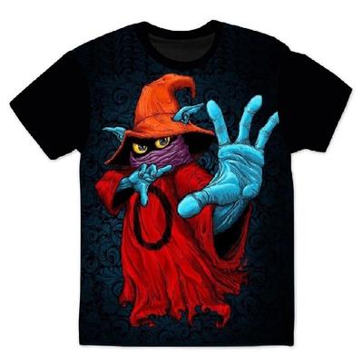 Camiseta Anime He Man y los Masters del Universo Battle Cat Esqueleto Gris Impresión 3D Verano 2024