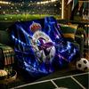 Deportivo A Coruna Crest Throws Blanket Flannel Blankets Plush for Couch Bed Gifts for Men Women Travel picnic blanket Christmas fan gifts