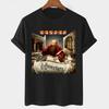 Kansas Rock Band Leftoverture Album Cotton Black T Shirt For Men Unisex T-Shirt