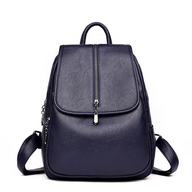 Hohe Qualität Frauen Tasche College Wind Schultasche Rucksack Mädchen Mochila Frauen Rucksäcke Leder