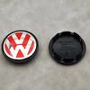 Dla VOLKSWAGEN VW 4 szt. 65mm Czerwono-Niebieskie Dekielki do Felg Samochodowych Dla Volkswagen VW R GTI Golf 6 Passat CC Magotan Touran Tiguan 3B7601