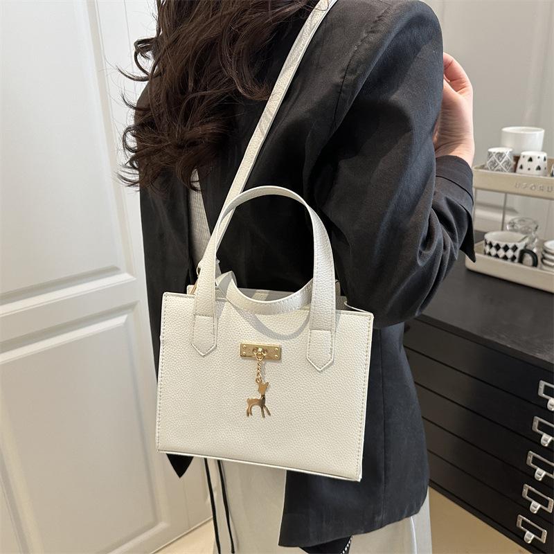 Bags Handbag Women's 2025 New Trend Fashion Casual Shoulder Satchel Underarm Solid Color Small Square Bag