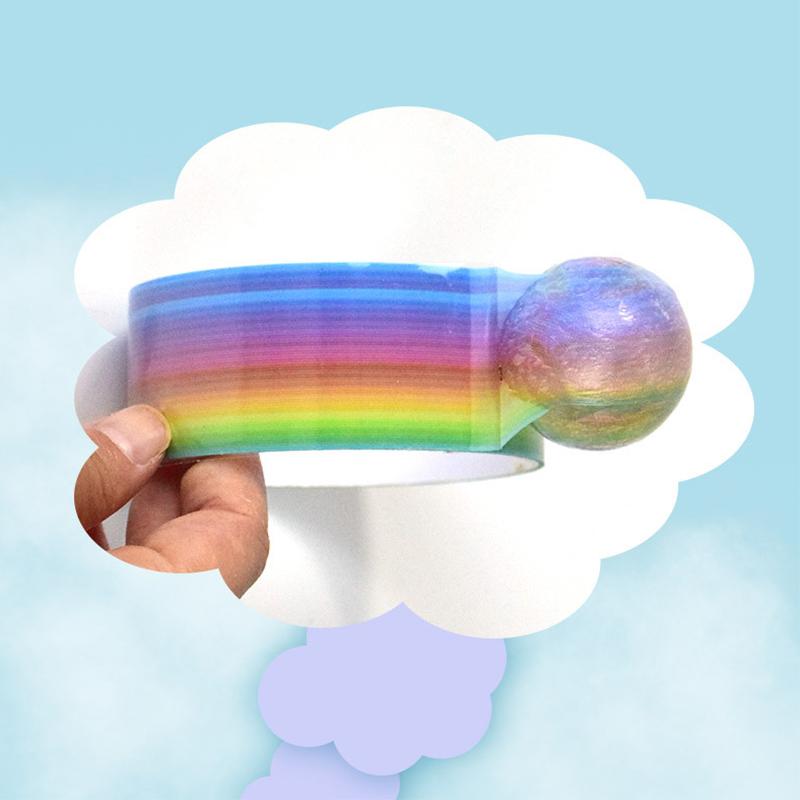 Bila de Bandă Adezivă Colorată Decomprimare Lipicios Rulare DIY Jucării Amuzante Bile Colorate Fabricare Jucărie Colorată Mascare Lipici