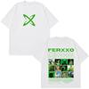 Rapper Feid Ferxxo Falxxo Tour 2026 Print Tshirt Unisex Unisex Fashion Hiphop Tshirt Shortsleeved Casual Cotton Vintage Tshirts