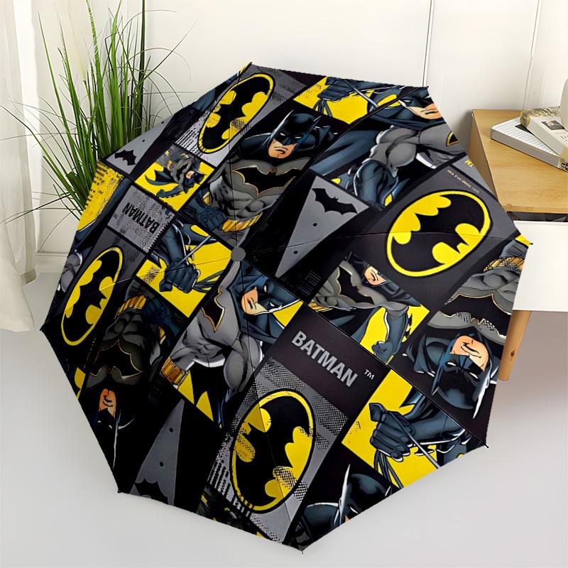 1pc Batman Logo Automatic Open/Close Umbrella, Christmas Gift for Men Women, Daily Travel Outdoor Use yy251101206