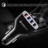 Fast Charging 4 Ports USB Car Charger Consumer USB Car Charger Adapter Electronics for Camping Truck Vehicle Family Trips
