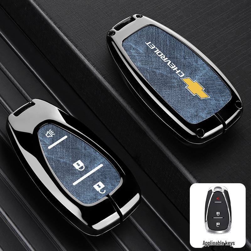 Chevrolet Key Case for Equinox, Malibu XL, Trax, Trailblazer, Orlando, Monza - Car Shell Cover