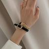 Women Fashion Leather Chain Necklace A Two-Wearing Neck Joint Bracelet