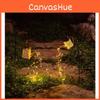 Charming Solar-powered Watering Can Light Iron Star Sprinkler Outdoor Garden Path Decoration