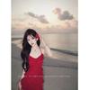 Red suspender dress women's summer new pure desire spice girl vacation style thin a word short skirt cake skirt