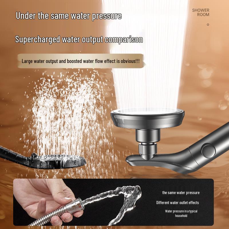 Adjustable Rotatable Shower Head for Small Apartments with Strong Water Flow