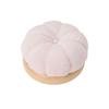 Creative Pumpkin Pin Cushion Solid Color Pumpkin Shape Pumpkin Shape Needle Pincushions with Wooden Base DIY Craft