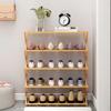 Multilayer Bamboo Folding Shoe Rack Entrance Hallway Storage Shelf Home Furniture Shoes Cabinet Space Saving Organizer
