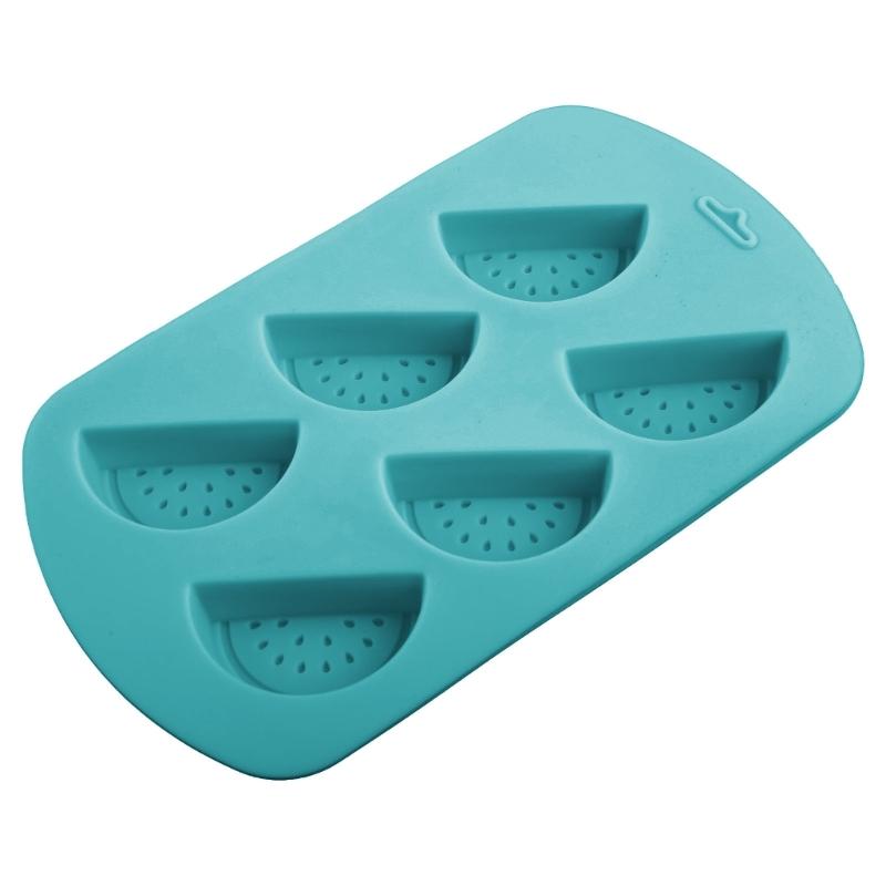 6 Cavity Pineapple Non-Stick Ice Cubes Tray Silicone Fruit Shape Chocolate Candy Molds Silicone Mold
