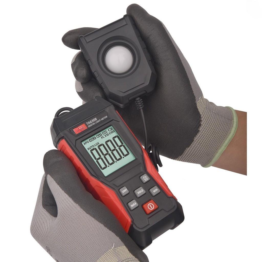 0~200,000 Measurement Range Flexible Sensor Light Tester Illuminance Lux Meter LCD Display Portable Digital Light Meter
