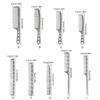 Professional Anti Static Metal Comb with Hanlde Fine Cutting Comb for Hair Styling Hairdressing