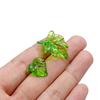 10-100pcs Green Acrylic Leaf Charms Leaves Beads Pendants For Diy Necklace Bracelet Earrings Jewelry Making Handmade Crafts