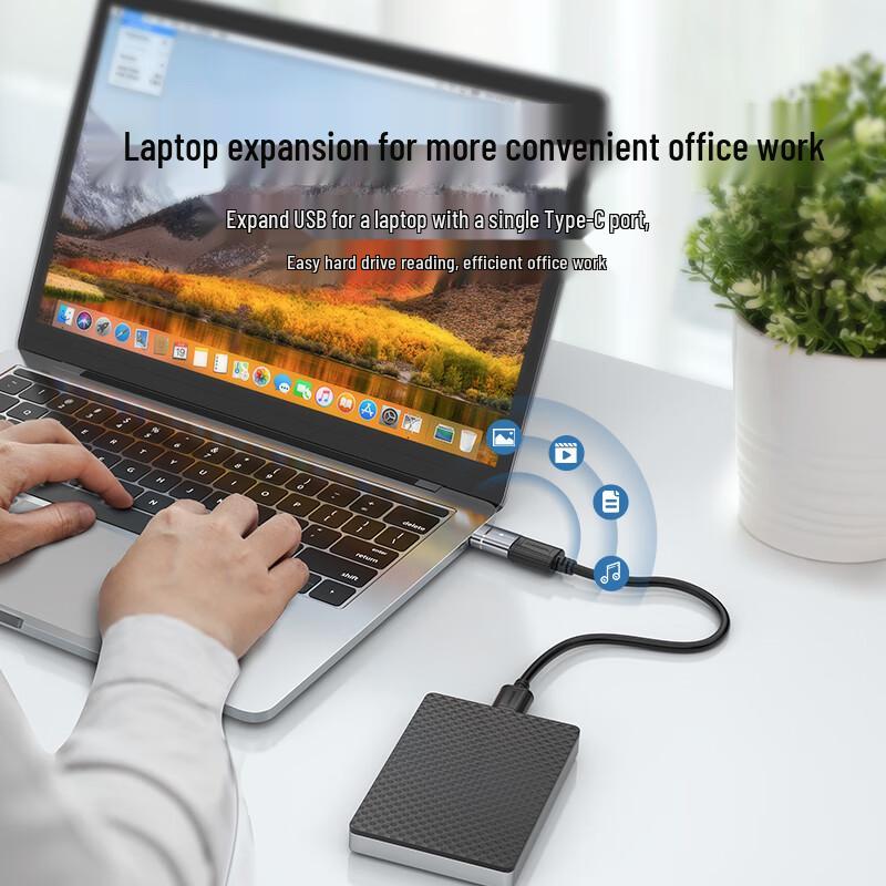 CHOSEAL Type-C to USB OTG Adapter