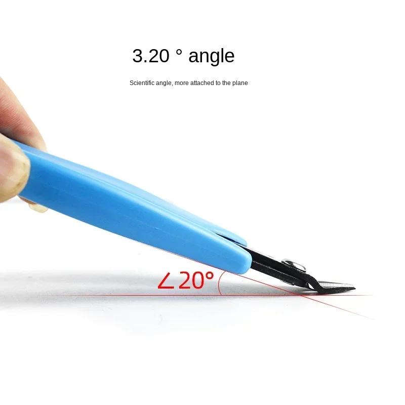 New 170 Oblique Pliers High Hardness and Strong Blade Sharp Gundam Model Water Mouth Pliers Stainless Steel Wire Cutter 1PC
