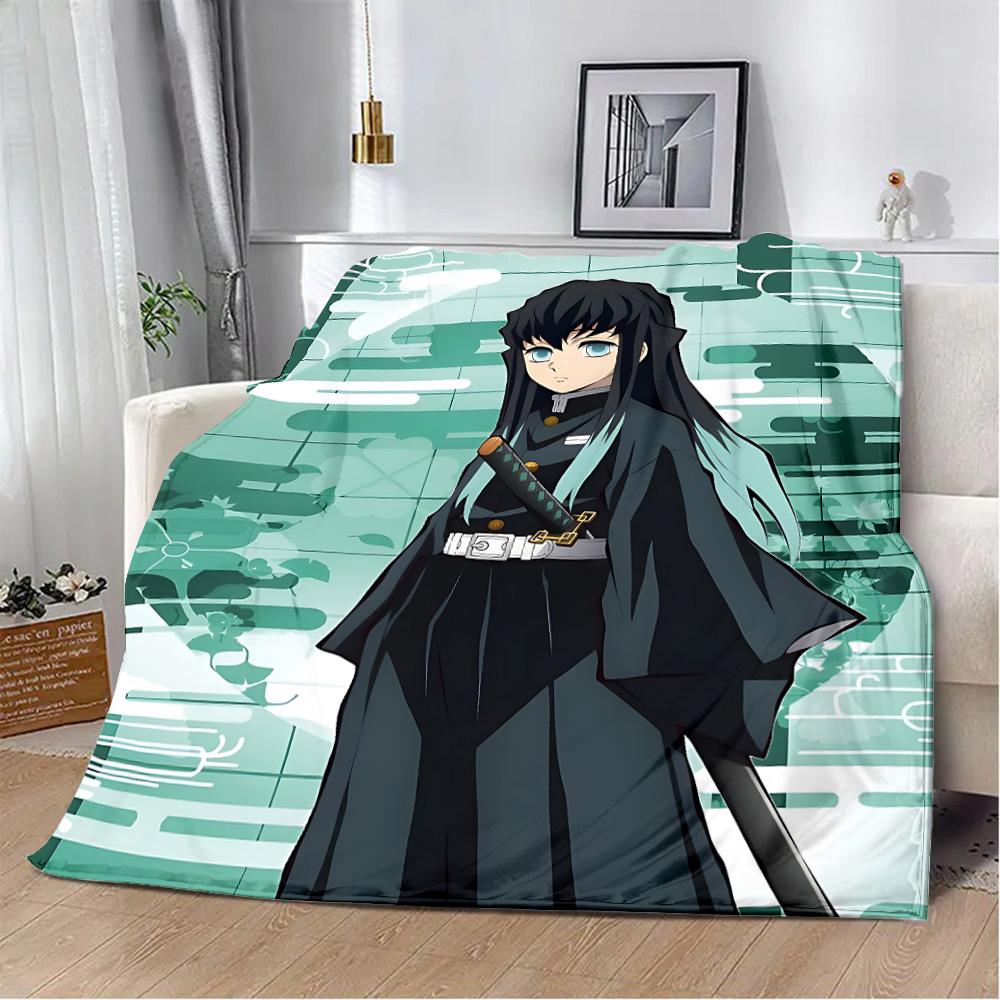 Printed Blanket, Picnic Blankets, Muichiro Tokito Warm Blanket, Soft and Comfortable Blanket, Birthday Gift for Home Travel