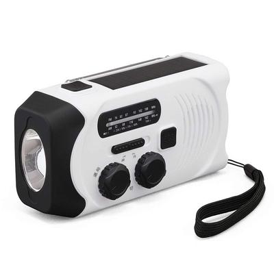 IRIS OHYAMA Radio Disaster Prevention Goods Disaster Prevention Radio Small Rechargeable Hand Crank LED Light Mobile Hand Crank Charging Radio Light