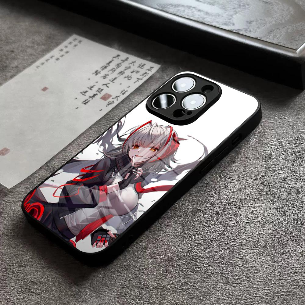 

Phone Case For IPhone 17 Pro Max 14 Pro 15 12 11 13 Mini X XR XS 16 Plus SE Glass Cover Arknights Hot Selling iPhone17ProMax
