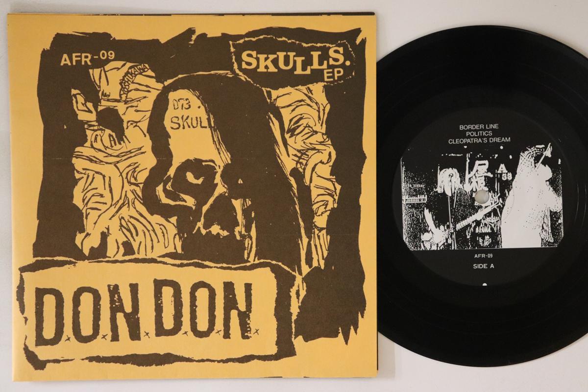 

7-дюймовая пластинка D.O.N.D.O.N. Черепа. EP AFR09 ADVENTURE FAMI 1989 Япония Японский Поп-рок Б/У