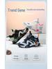 2025 Autumn Kids' Running Shoes: Waterproof, Anti-slip, Fleece-lined Sports Sneakers for Boys, Ideal for Middle and Big Kids