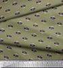 Soimoi Japan Crepe Satin Fabric Camera Shirting Fabric Prints By Metre 42 Inch