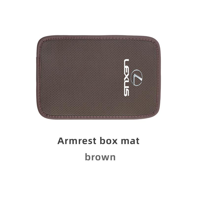 Alfombrilla Protectora para Caja de Reposabrazos de Consola Central de Coche Accesorios Para Lexus F SPORT IS250 IS200 CT200h GS300 LS430 RX450h LX570 IS30
