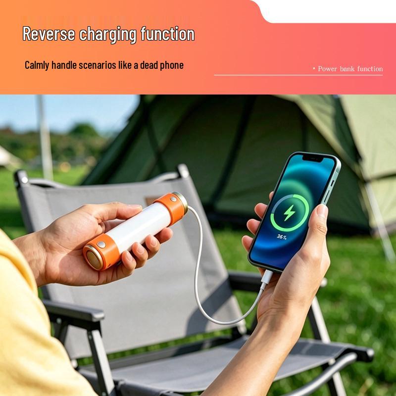 Rechargeable LED Flashlight for Outdoor Camping: USB, Long Battery Life, Strong Light