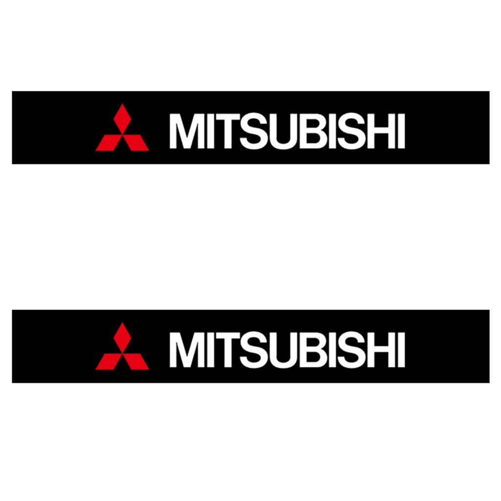 New Car front window shade decorative sticker For Mitsubishi Outlander Lancer 10 9 ASX RALLIART Eclipse L200 Pajero Accessories