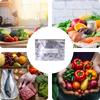 Reusable Aluminum Foil Sealable Storage Bags W/ Zipper Freezer Safe & Leak Proof Stand Up Storage Bags for Meat Fruit