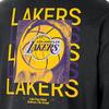 Nike X NBA Courtside Los Angeles Lakers Pullover Løstsittende Casual Langermet T-skjorte Herre T-skjorte Svart HQ0674-010