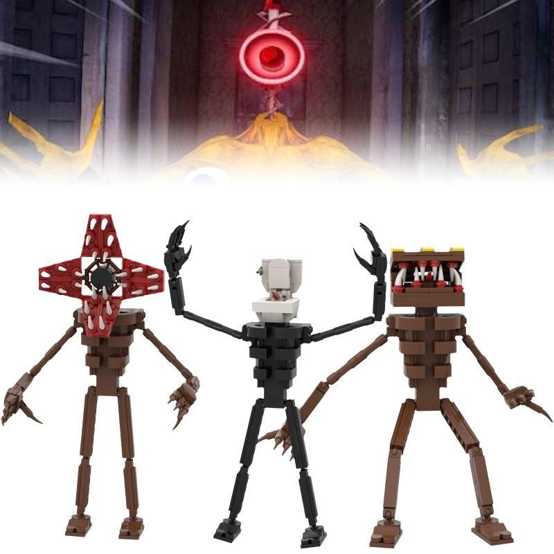 Head Awakening Siren Monster Assembling Building Blocks Toys Tabletop Decoration