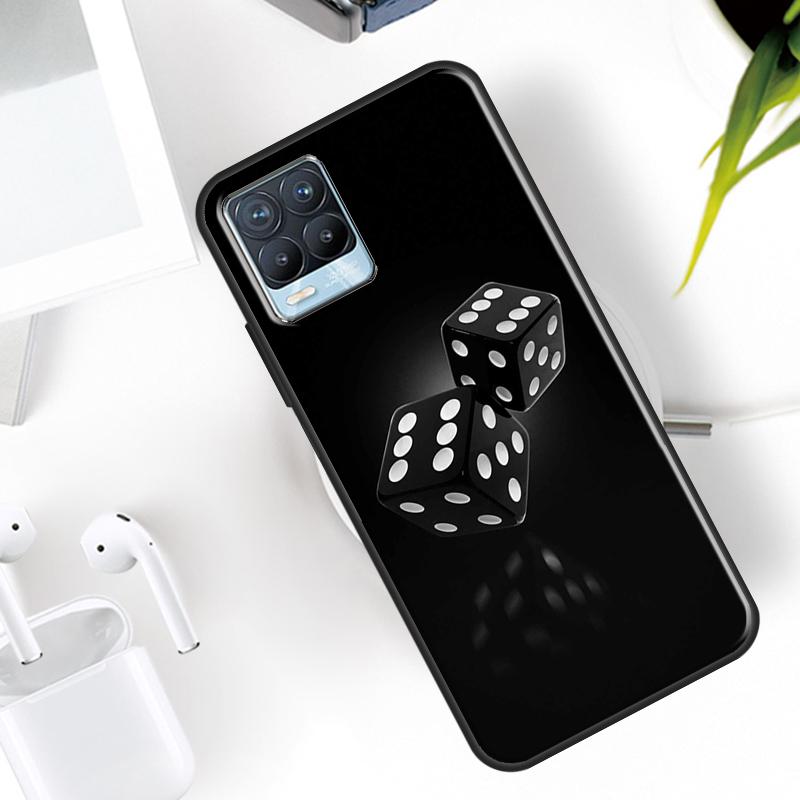 Dices Poker Casino Case For Realme 15 11 12 13 14 Pro Plus C53 C55 C51 C25 C63 C61 C65 C67 C71 C75 GT6 GT7 Pro