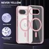 For Google Pixel 9a Case Compatible with MagSafe TPU+PC Transparent Phone Cover