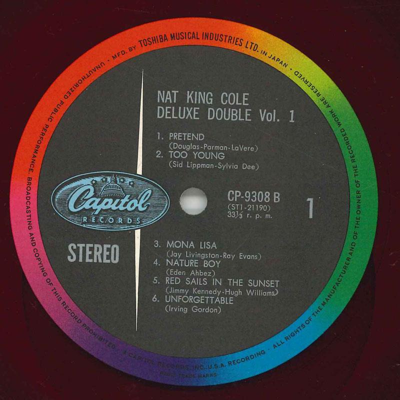 

LP Record NAT KING COLE Nat King Cole Vol. 1 CP93089B CAPITOL Japan Pop Used