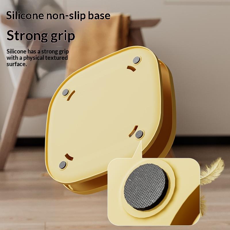 Interactive Cat Puzzle Toy Maze Game Kitten Turntable Track Roller Balls Toys With Feather Pets Self Entertainment Training Toy