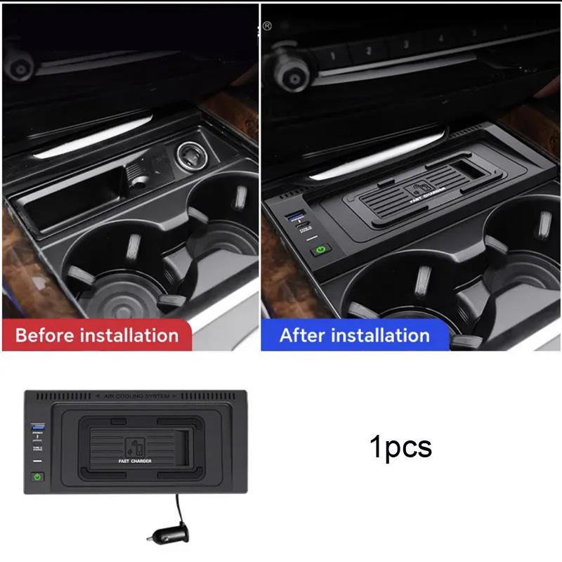 

Для BMW X5 F15 X6 F16 2014 2015 2016 2017 2018 15 Вт Автомобильное беспроводное зарядное устройство быстрая зарядка для телефона