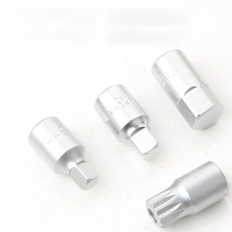 M16 H17 S8 S10 Oil Sump Drain Plug Socket Wrench 3/8'' Drive Auto Repairing Transmission Gearbox Screw Wrench Car Repair Tool