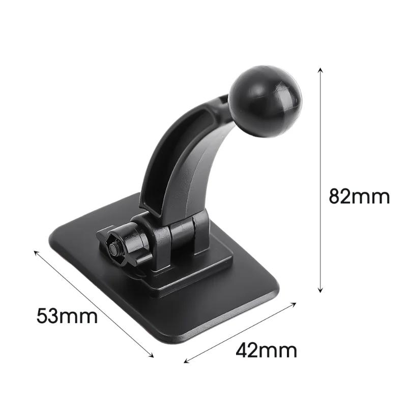 Universal Car Phone Holder 17mm Ball Head Base 180 Degree Rotation Dashboard Mount Bracket for IPhone14 13 Xiaomi Samsung Tools