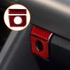 Carbon Fiber Co-Pilot Storage Box Switch Cover Trim For Ford Mustang 2015-