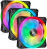 Corsair ICUE QL120 RGB 120mm Triple Fan PWM PC Case FN1374 Kit, Compatible, Fan, CO-9050098-WW,