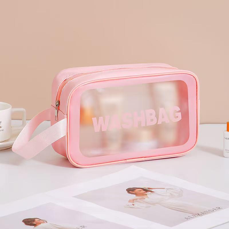 Large Capacity Wet/Dry Cosmetic Bag for Women - Portable Travel Toiletries Organizer 2023