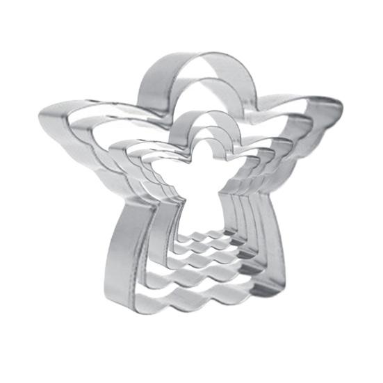 5Pcs Christmas Cookie Cutters Set Santa Tree Snowflake Gingerbread Men Snowman Shape Cookie Molds Reusable Baking Tool for Home Kitchen Bakery